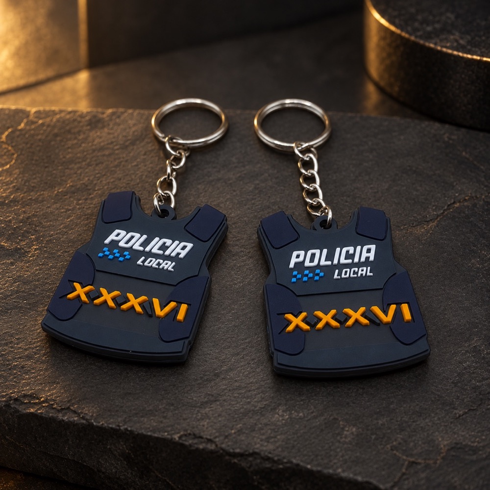 Custom metal and PVC keychains