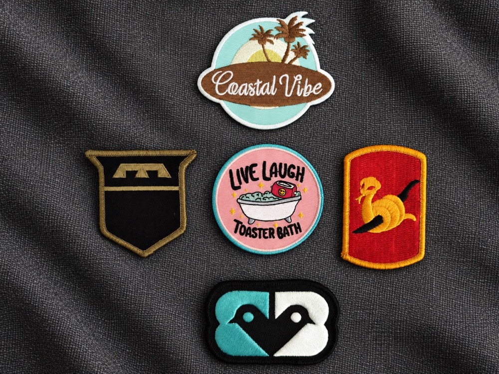 Custom embroidered and woven patches